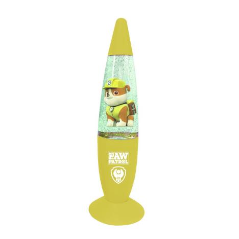 Paw Patrol Yellow Rubble LED Glitter Lamp £8.49